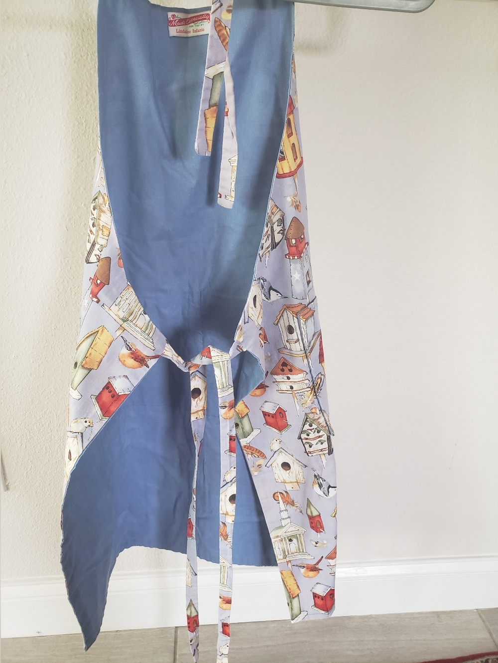 Vintage Handmade Cotton Apron - Picture 5 of 13